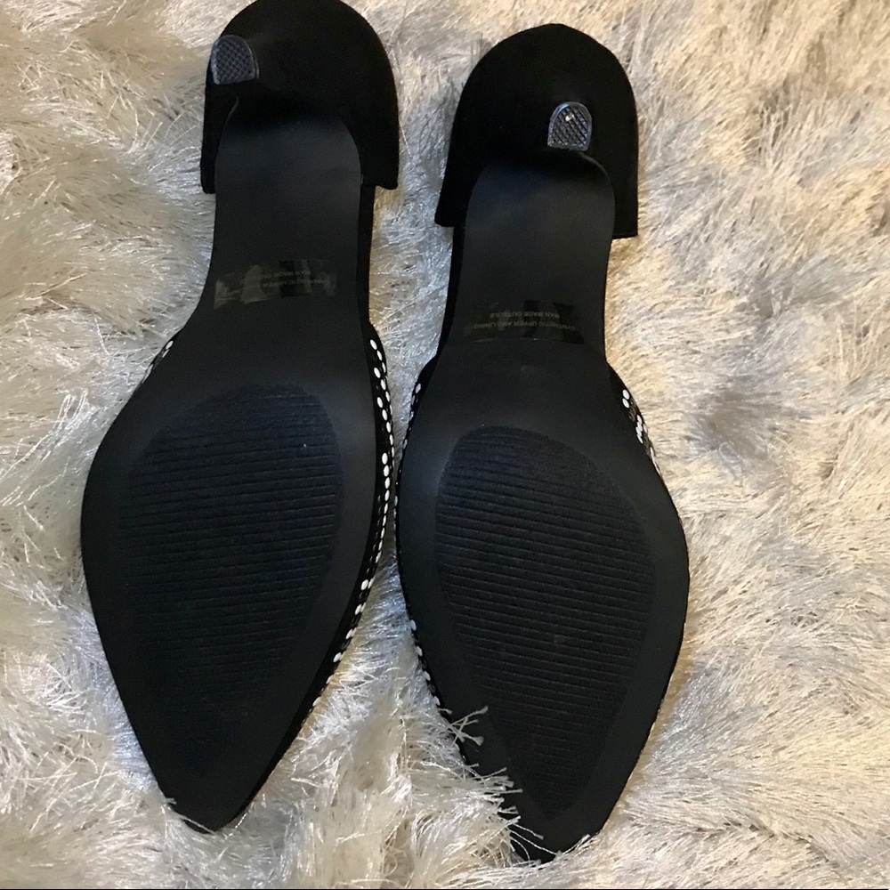 Callisto of California Black Stilettos Heels - Picture 3 of 4